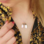 Personalised Silver And Gold Sycamore Leaf Necklace, thumbnail 7 of 10