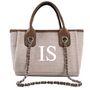 Personalised Canvas Chain Mini Tote Shoulder Bags, thumbnail 3 of 6