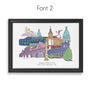 Stoke On Trent Graduation Personalised Skyline Print, thumbnail 5 of 5