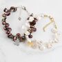 Keshi Pearl Clover Charm Bracelet, thumbnail 2 of 12