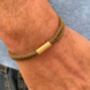 Mens Burleigh Rope Bracelet, thumbnail 5 of 6
