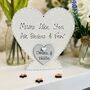 Mother's Day Gift For Mum Personalised Wooden Heart, thumbnail 1 of 4