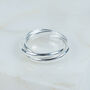 Sterling Silver Russian Wedding Ring, thumbnail 1 of 5