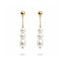 Timeless Three Pearl Drop Earrings, thumbnail 1 of 7