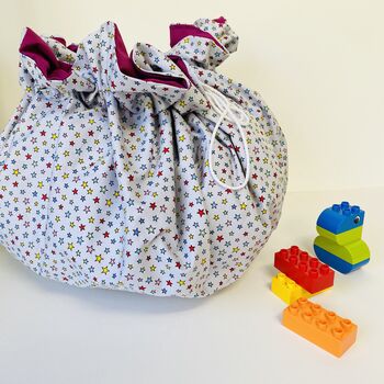 Drawstring Play And Go Toy Storage Bag, 3 of 9