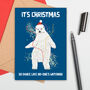 Large Size Cute Dancing Polar Bear Christmas Card, thumbnail 1 of 2