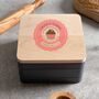 Personalised Cake Tin With Wooden Lid, thumbnail 7 of 7