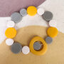 Pastel Resin Bead Circles Bracelet, thumbnail 3 of 4