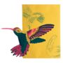 Hummingbird Recycled Greeting Card, thumbnail 1 of 5