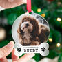 Personalised Dog Memorial Bauble Keepsake Gift, thumbnail 1 of 6