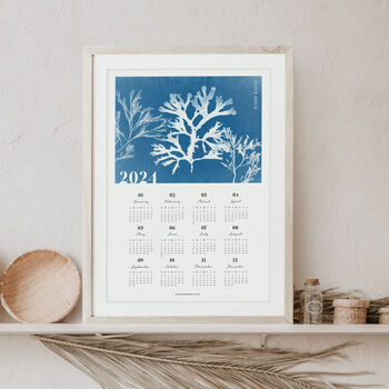 2024 Seaweed Beach Calendar Art Print, 2 of 4