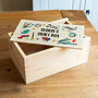 Personalised Craft Box With Sliding Lid, thumbnail 3 of 5