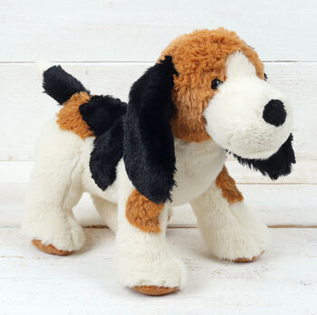Puppy Hound Dog With Personalised Heart Keepsake, 3 of 6