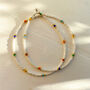 Multi Coloured Beaded Necklace, thumbnail 4 of 4