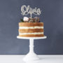 Personalised Decorative Name Cake Topper, thumbnail 7 of 7