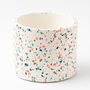 Classic Handmade Terrazzo Indoor Plant Pot Large, thumbnail 6 of 7