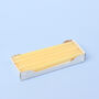 G Decor Pack Of 10 Or 20 Matte Yellow Dinner Candles, thumbnail 3 of 3