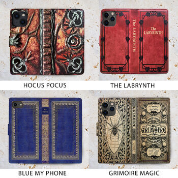 Faux Leather iPhone Case With Classic Book Covers, 4 of 9