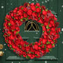 Extra Large Luxury Christmas Roses Wreath, thumbnail 3 of 6