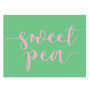 Mini Sweet Pea Card, thumbnail 2 of 5