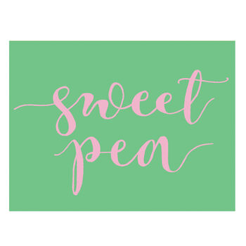 Mini Sweet Pea Card, 2 of 5