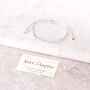 Sterling Silver 'Next Chapter' Morse Code Bracelet, thumbnail 5 of 7
