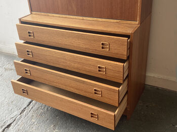 Mid Century Teak Wall Unit By Sejling Skabe, Denmar, 8 of 9