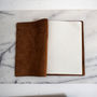 Personalised Refillable Leather Bound Notebook, thumbnail 4 of 7