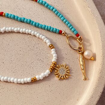 Stella Seed Bead Necklace, 5 of 6