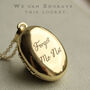 Gold Vermeil Oval Album Locket, thumbnail 7 of 8