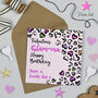 Leopard Love Glam Ma Birthday, thumbnail 1 of 4