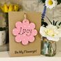Personalised 'Be My Flowergirl' Wooden Flower Card, thumbnail 3 of 5