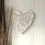 Giant White Willow Heart Wall Art, thumbnail 1 of 3