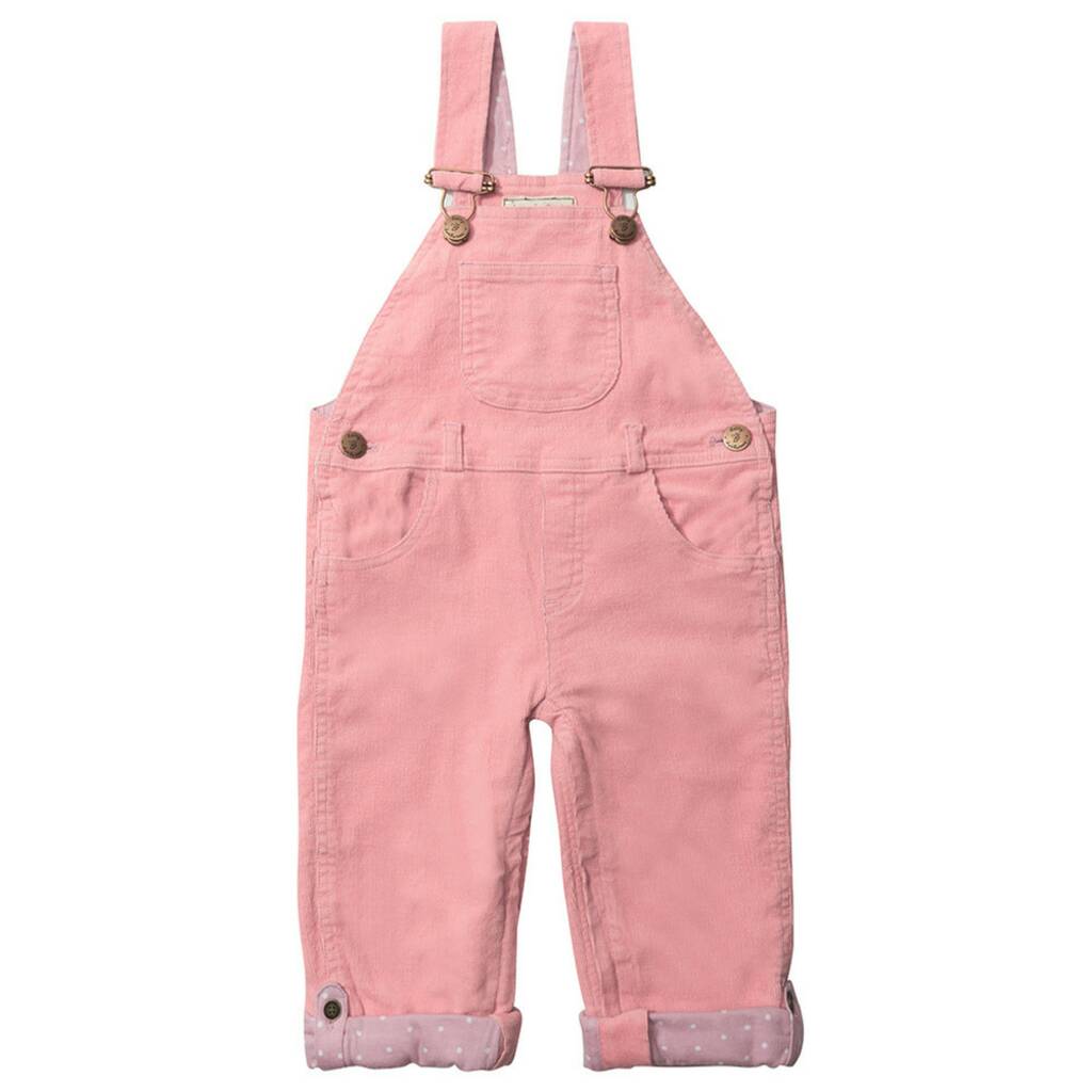 Old Rose Pink Corduroy Dungarees By Dotty Dungarees ...