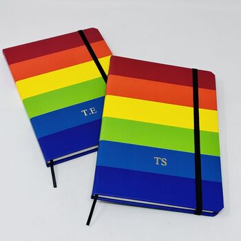 Rainbow Personalised A5 Notebook, 3 of 4