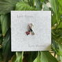 Poppy Red Flowers Ribbon Style Brooch, thumbnail 3 of 4