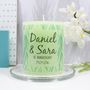 Personalised Anniversary Patterned Coloured Candle, thumbnail 8 of 12