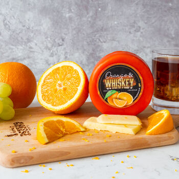 Orange And Whiskey Cheddar Cheese Truckle 200g, 5 of 6