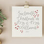 Personalised Years Married Script Christmas Card, thumbnail 1 of 4