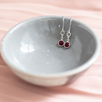Mother And Child Birthstone Earrings, 5 of 11