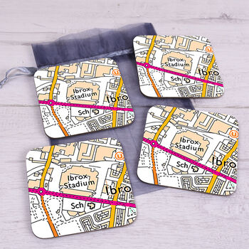 Favourite Football Grounds Coasters, 2 of 12