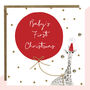 'Baby's First Christmas' Giraffe Card, thumbnail 1 of 1
