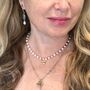 Marie Antoinette Macaron Pearl Charm Necklace, thumbnail 4 of 4