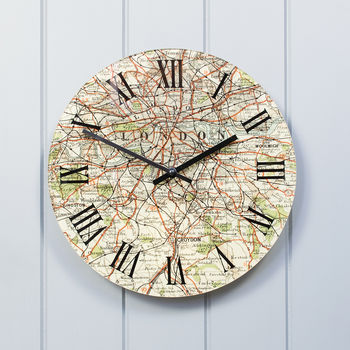 Personalised Map Wall Clock, 2 of 7