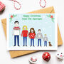 Personalised Family Portrait Christmas Card Pack, thumbnail 1 of 8