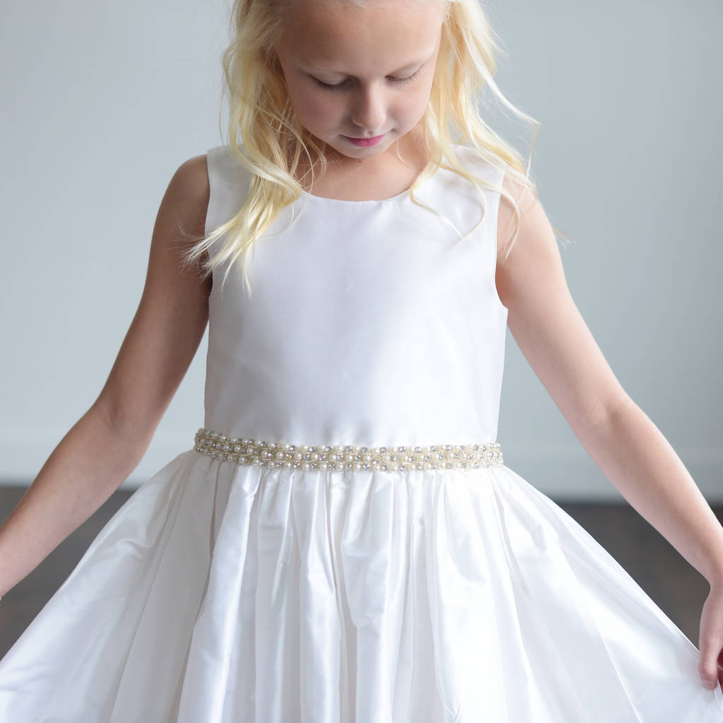 Silk Flower Girl Dresses 2