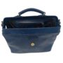 Small Navy Blue Doctor Bag Crossbody Handheld, thumbnail 6 of 8