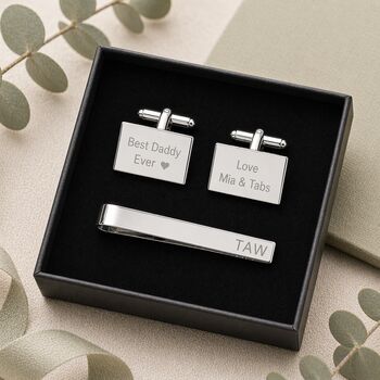 Personalised Luxury Message Tie Slide, 5 of 8