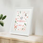 Personalised On The Day You Were Born Woodland Framed Print, thumbnail 7 of 10