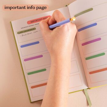 2026 Blue Berry Check Diary | A5, 7 of 11